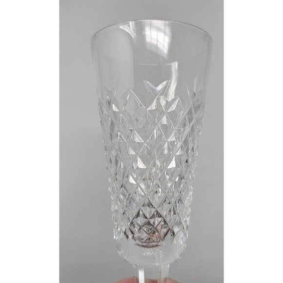 Waterford Crystal Alana Champagne Flutes 7 3/8" Set of 2 Wedding Toasting Glass - Picture 11 of 16